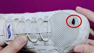 Teach yourself how to beautifully repair a hole on your shoe