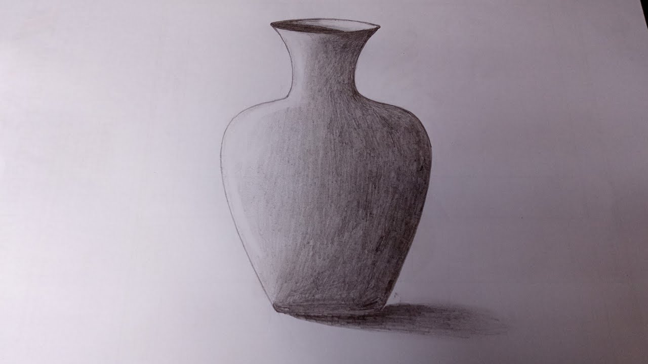 Still Life Drawing Step By Step/Pencil Shading Process of Pots/Pencil  Drawing For Beginners/ - You…