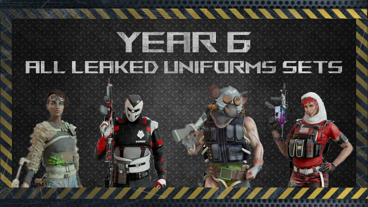 R6 Leaks All Leaked Uniforms Showcase Of Year 6 Y6s1 Rainbow Six Siege Youtube
