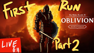 Exploring our first DUNGEON | Elder Scrolls IV: Oblivion Remastered DAY 2