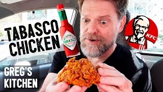 KFC TABASCO CHICKEN $5 MEAL DEAL REVIEW  Greg's Kitchen Food Reviews