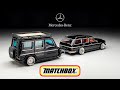 Mercedes Benz S123 classic wagon with G class Trailer Matchbox Custom