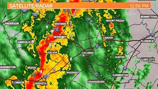 Live coverage | Severe weather moving through South Carolina