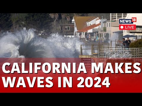 USA News | California Floods LIVE | More Giant Waves And Rain Forecast For California Coast | N18V