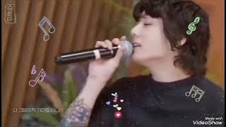 suchwita with jungkook singing [the road to me] sung si kyung