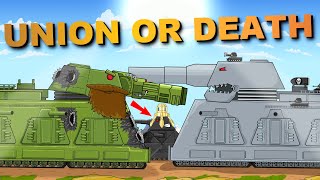 "Forced Union" Cartoons about tanks