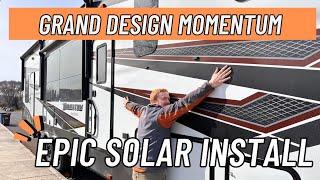 EPIC GRAND DESIGN MOMENTUM #RVSOLAR INSTALL by MYT Solar 333 views 1 year ago 1 minute, 57 seconds