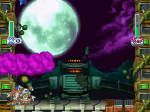 Megaman X4 - Boss 3 - Split Mushroom (No Damage, No Charge, Buster Only)