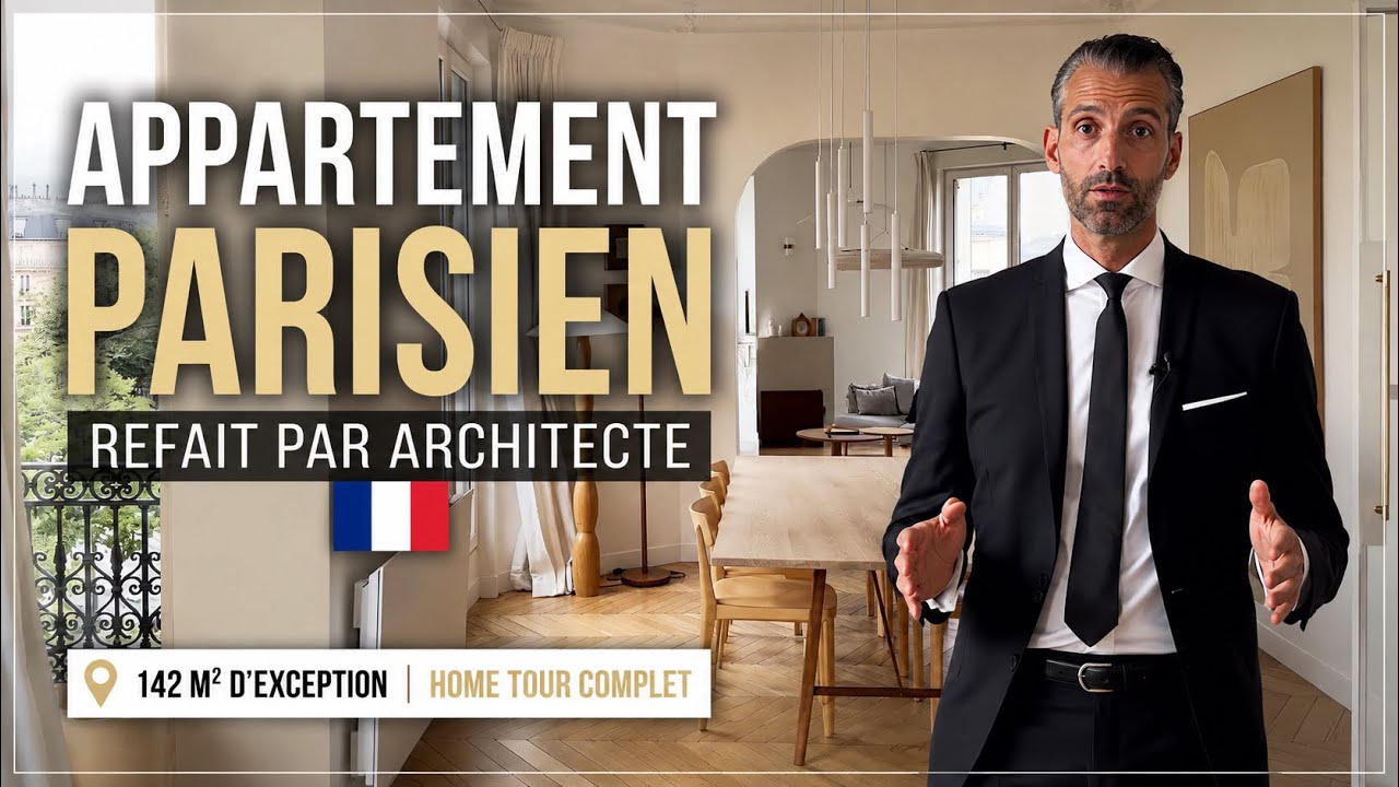 Appartement parisien d’architecte à 2 350 000 € 🇫🇷 | Home Tour