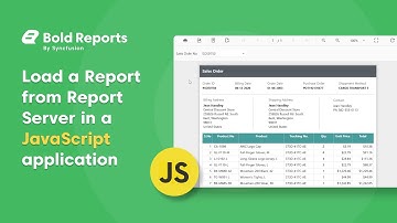 How to Load a Report from Report Server in a JavaScript Application (Classic)