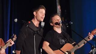 Jensen Ackles of Supernatural singing at Vancon