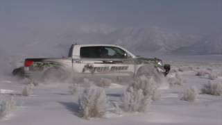 2007 Toyota Tundra Long Travel in the snow by TOTAL CHAOS FABRICATION 28,661 views 7 years ago 2 minutes, 34 seconds