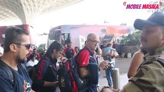 Royal Challengers Bangalore Team Spotted At Airport-Watch