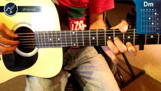 Video thumbnail of "Cómo tocar "Disfruto" de Carla Morrison en Guitarra (HD) Tutorial Acordes - Christianvib"