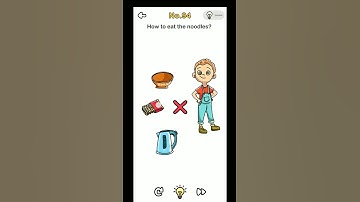 BRAIN OUT Level 94 [HOW TO EAT THE NOODLES] WALKTHROUGH