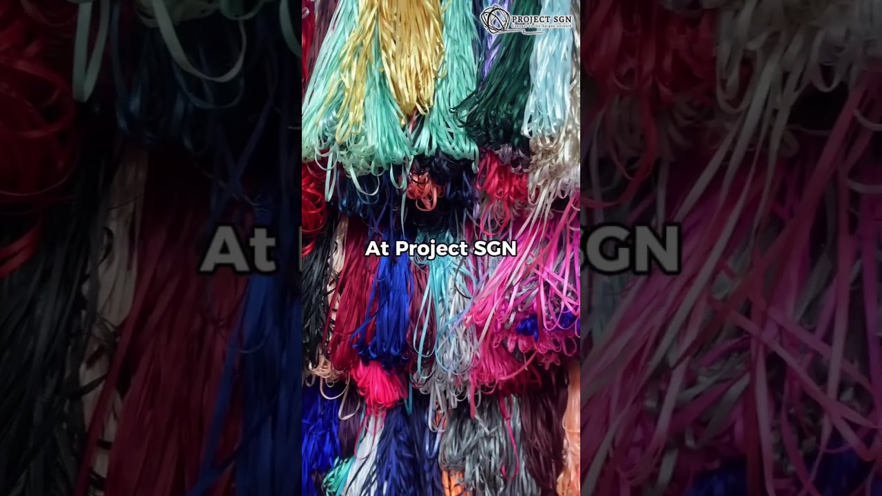 These ribbons at Project SGN add the perfect finishing touch from elegant trims to playful accents.