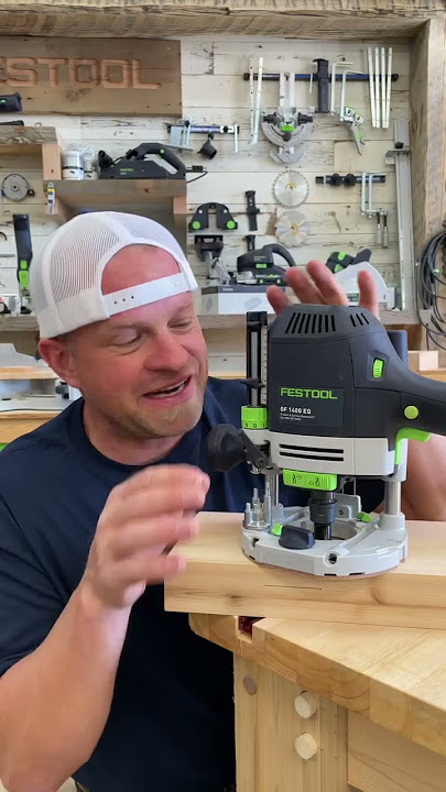 Festool OF 1400 router with @dustylumberco