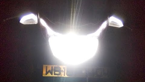 Installed led headlight |Apache rtr 160|2v
