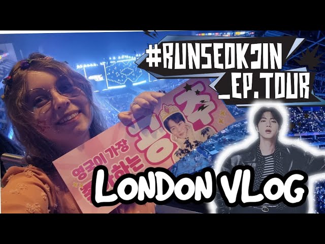 RUNSEOKJIN EP.TOUR in LONDON VIP(ジンVIP) 4K] 250806 BTS JIN - Running Wild + I'll Be There | RUN