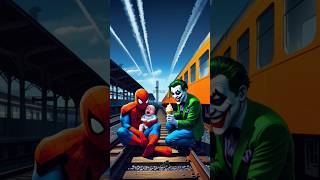 ❤️ Evolution of spiderman: Spider-Man Saves Crying Baby 🥰 #avengers #marvel #spidermanfans #shorts