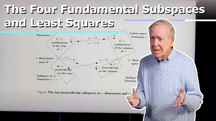 The Four Fundamental Subspaces and Least Squares
