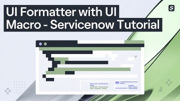 How to create a UI Formatters Using UI Macros!!