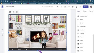 turn you bitmoji classroom google slides into a website