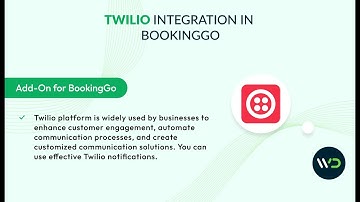 How to Add Text Messaging  with Twilio to Your Booking System | BookingGo SaaS