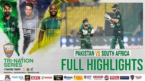 Pakistan Complete Record Chase vs South Africa | Full Highlights | 3rd ODI | Tri-Nation Series 2025