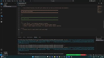 2025/2026 - Autumn - Python Programming - Les 2-1 - Function/Method/Operators