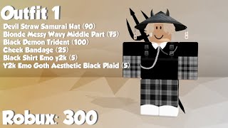 Roblox Outfits For 300 Robux - YouTube