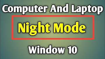 Windows 10 Computer Me Night Mode Enable Kaise kare | Dark Mode Enable