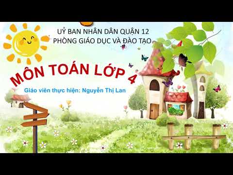 Toán lớp 4- Tuần 3 - Bài Luyện tập