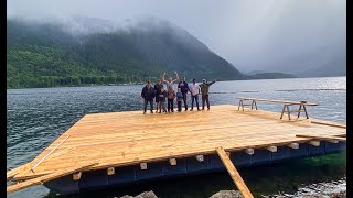 We Built a 30'x30' Party Barge In Three Days!!!!