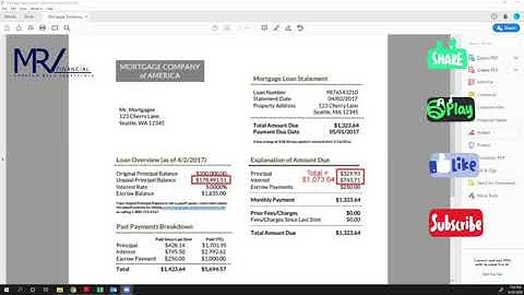 Mortgage Statement Review