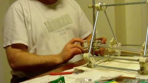 x axis building from bearing supports part 2.