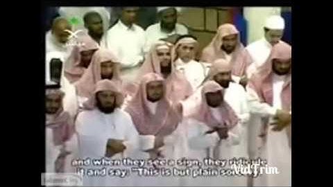 تلاوة من سورتي يس والصافات صلاة التراويح ليلة ٢٢ رمضان ١٤٢٥ فضيلة الشيخ سعود بن إبراهيم الشريم