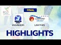 Highlights engineers cricket club vs sri lanka lawyers cricket club  pcl 2023  final