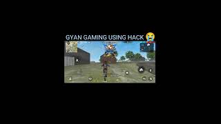 GYAN GAMING USING TELEPORT KILL FLY HACK FREE FIRE  IN RANKED MATCH #freefire #shorts #viral