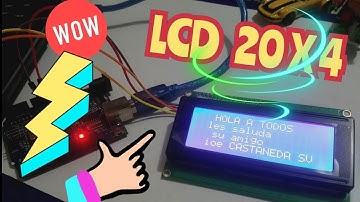 librería liquidcrystal_i2C cómo funciona lcd 20x4 en arduino