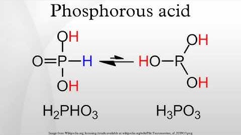 Phosphorous acid