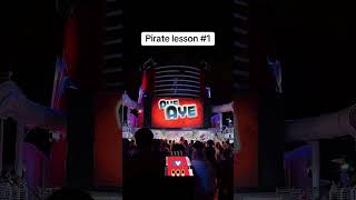 Disney Cruise pirate night lesson 1! #dcl #disney #disneycruise #disneyfantasy
