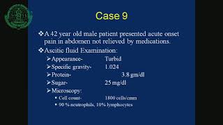 Examination of Body Fluid (Pathology)