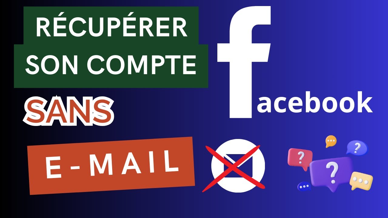 Récupérer son compte Facebook Piraté sans adresse email : astuces et