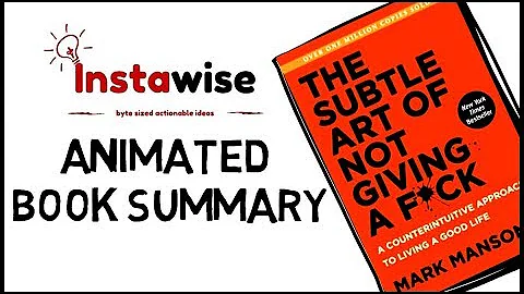 🔴 The Subtle Art Of Not Giving A F*ck By Mark Manson 📚 Animated Book Summary