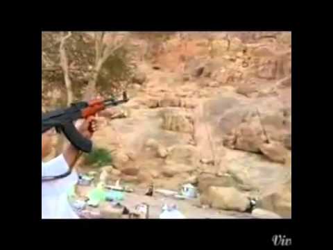 رمي رشاش بجبال البيضاء من اول طلقه جاب الهدف مشاءالله تبارك الله