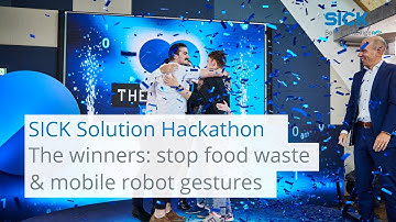 Stop food waste and mobile robots gestures - the winners from SICK Solution Hackathon