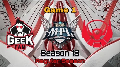 GAME 1 : Geek Fam Vs Bigetron Alpha I MPL ID Season13 I Regular Season Week 1 - Day 2 #mpl
