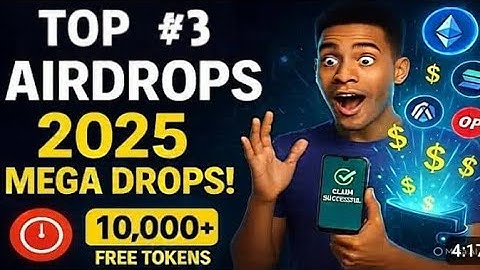 Top 3 Crypto Airdrop Apps to Mine Free Coins in 2025 🚀 | Best Free Crypto Mining Apps 💰