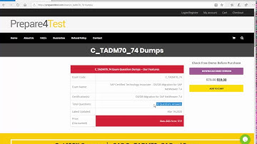 C_TADM70_74 Dumps | Prepare For SAP C_TADM70_74 Exam With 100% Passing Success - #prepare4test